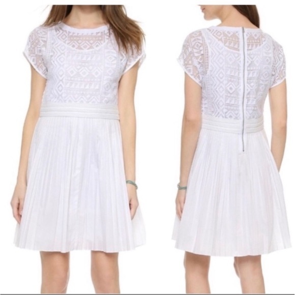 Madewell Dresses & Skirts - Elegant preppy Madewell White Lace Dress